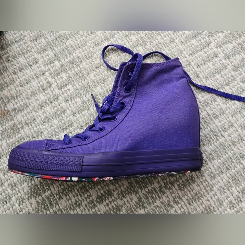 Converse Wmns Chuck Taylor Platform Plus Wedge Hi 'Purple'